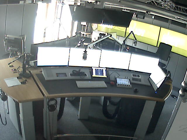 Blick ins Studio (Kamera 1) 