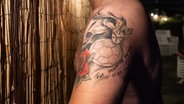 Ein Tattoo in der Nahaufnahme. © N-JOY 